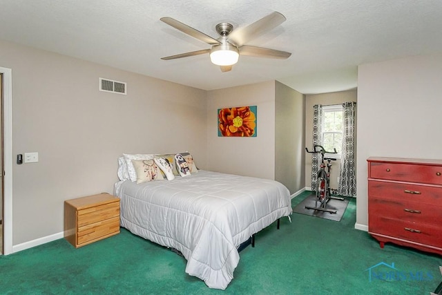 5226 Summer Dr, Sylvania, OH 43560 - bedroom with carpet flooring and ceiling fan
