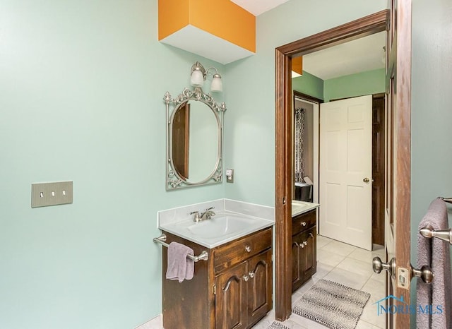 5226 Summer Dr, Sylvania, OH 43560 - bathroom featuring vanity and tile patterned floors