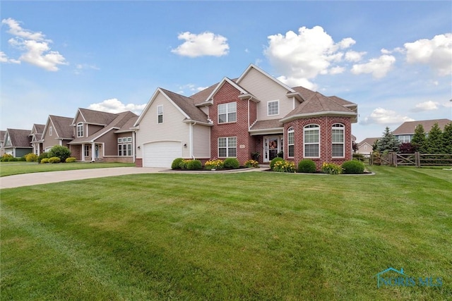 4382 Morgan Pl, Perrysburg, OH 43551 - traditional-style house with brick siding, concrete driveway, and a garage