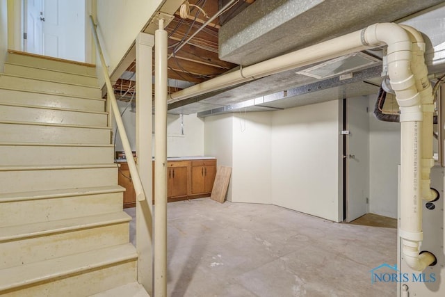3432 Corey Rd, Toledo, OH 43615 - below grade area with stairs
