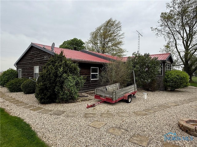 12401 County Highway 110, Upper Sandusky, OH 43351 - view of side of home featuring a metal roof