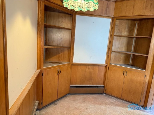 4625 Lewis Ave, Toledo, OH 43612 - unfurnished dining area featuring a baseboard heating unit