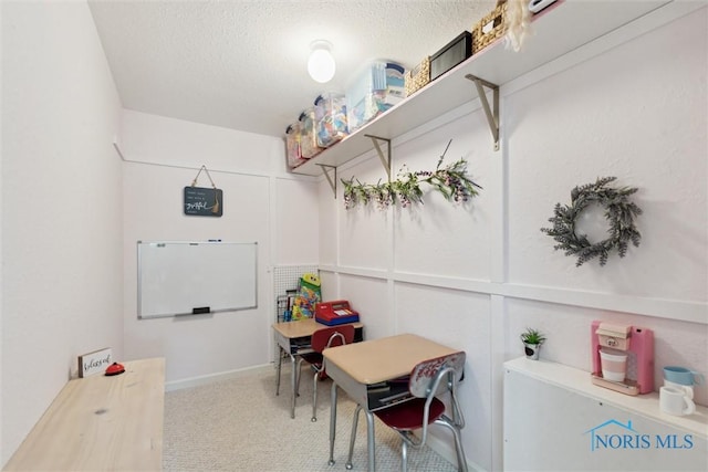 735 Hemlock St, Wauseon, OH 43567 - playroom with carpet and a textured ceiling