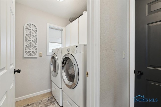 735 Hemlock St, Wauseon, OH 43567 - laundry room with independent washer and dryer and cabinet space