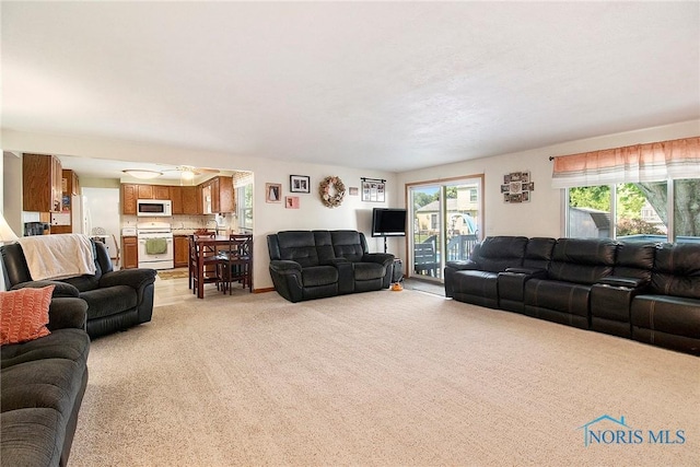 2204 Longport Dr, Maumee, OH 43537 - living area with light colored carpet