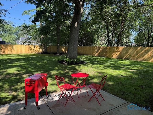 3209 Romaker Rd, Toledo, OH 43615 - fenced backyard with a patio area
