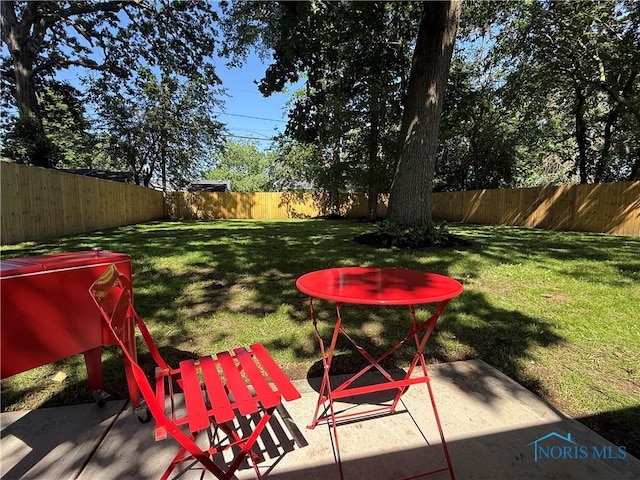 3209 Romaker Rd, Toledo, OH 43615 - fenced backyard with a patio area