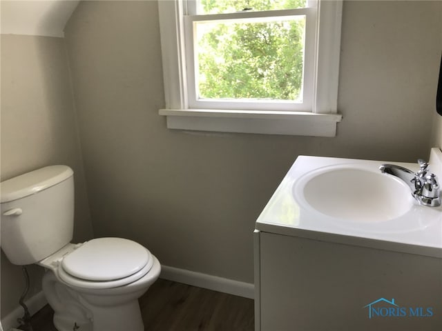 422 E Lake St, Toledo, OH 43608 - bathroom with vanity and wood finished floors
