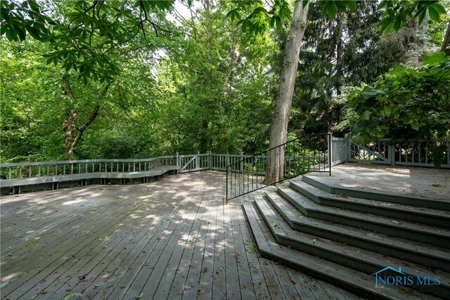 5301 River Oaks Ct, Sylvania, OH 43560 - view of wooden deck