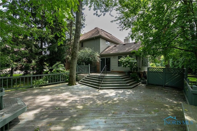 5301 River Oaks Ct, Sylvania, OH 43560 - view of wooden terrace