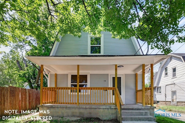 58 Greenwood Ave, Toledo, OH 43605 - view of front of house featuring covered porch