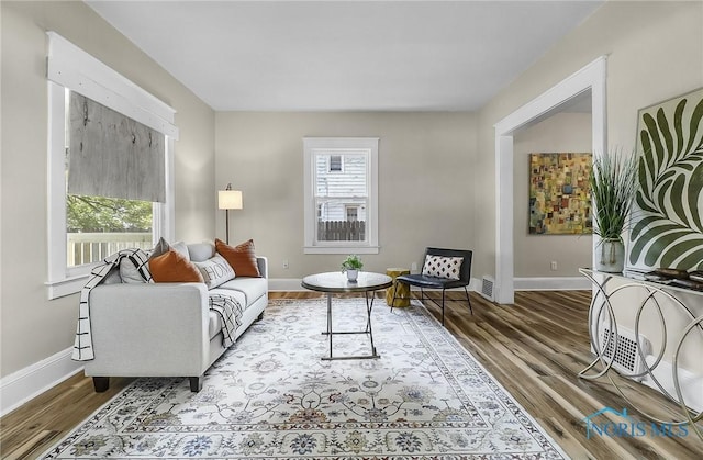 58 Greenwood Ave, Toledo, OH 43605 - living room featuring healthy amount of natural light and wood finished floors