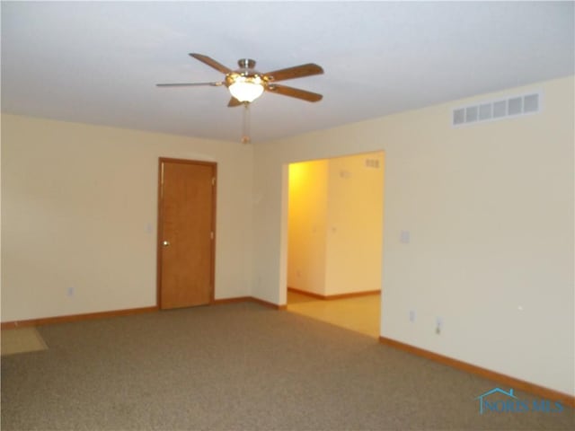 2971 County Road 12, Wauseon, OH 43567 - unfurnished room featuring carpet flooring and ceiling fan