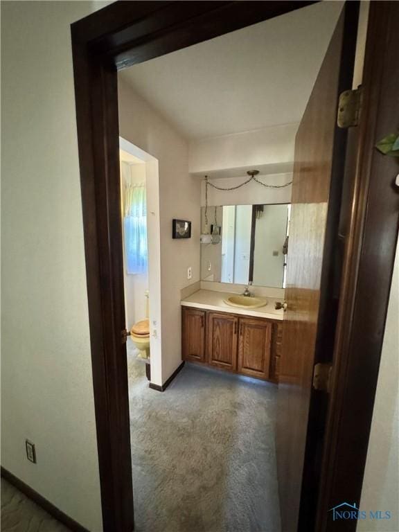 410 E Bartlow St, Deshler, OH 43516 - bathroom with toilet and vanity