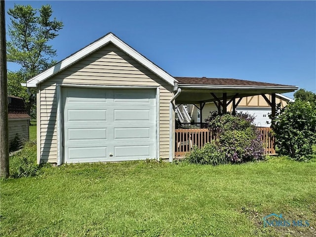 410 E Bartlow St, Deshler, OH 43516 - view of garage