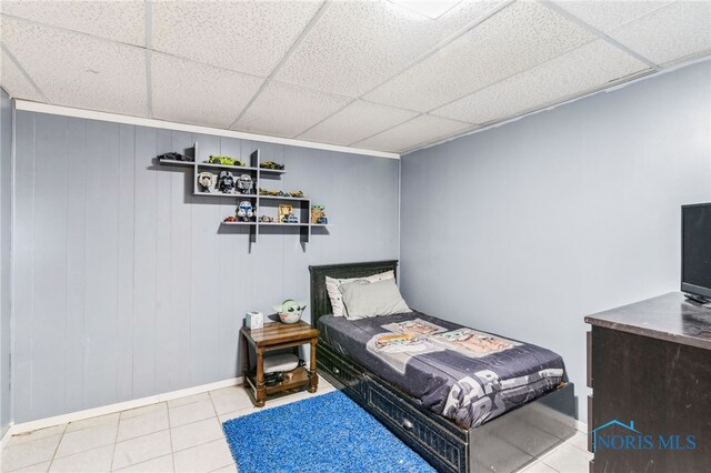 807 S Jefferson St, Pandora, OH 45877 - bedroom with tile patterned floors
