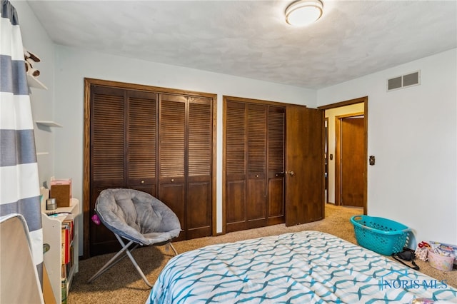 807 S Jefferson St, Pandora, OH 45877 - bedroom with carpet flooring and two closets