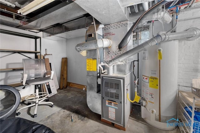 3418 Kirkwall Rd, Toledo, OH 43606 - utilities featuring gas water heater and heating unit