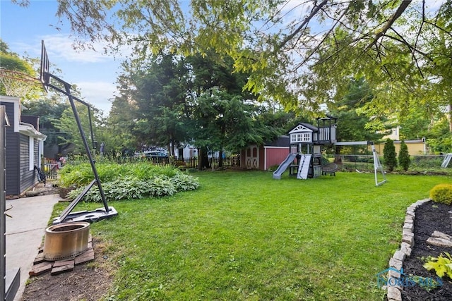 3418 Kirkwall Rd, Toledo, OH 43606 - view of yard featuring a playground