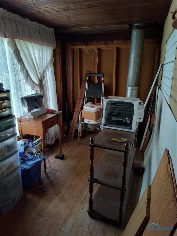 10 Edgewater, Toledo, OH 43611 - miscellaneous room with wood-type flooring and wood ceiling