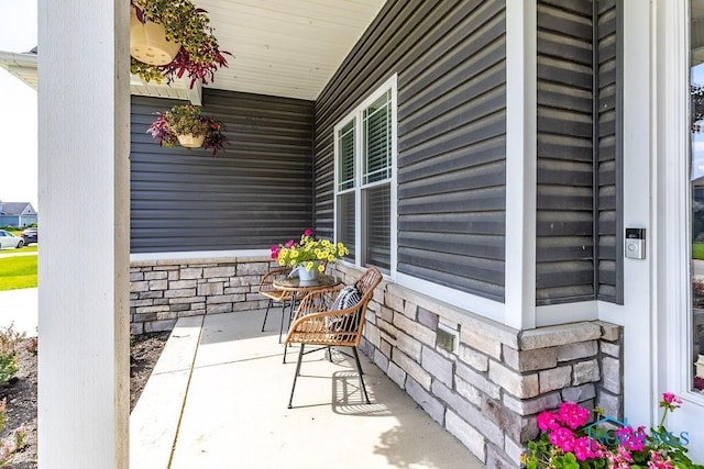 5539 Harris Hawk Ln, Sylvania, OH 43560 - view of covered porch
