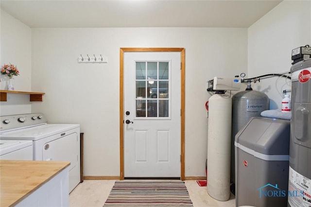 17918 Dunbridge Rd, Bowling Green, OH 43402 - washroom featuring independent washer and dryer