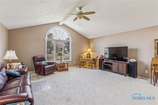 625 W Lake Ct Unit U5, Findlay, OH 45840 - living room with ceiling fan and carpet flooring
