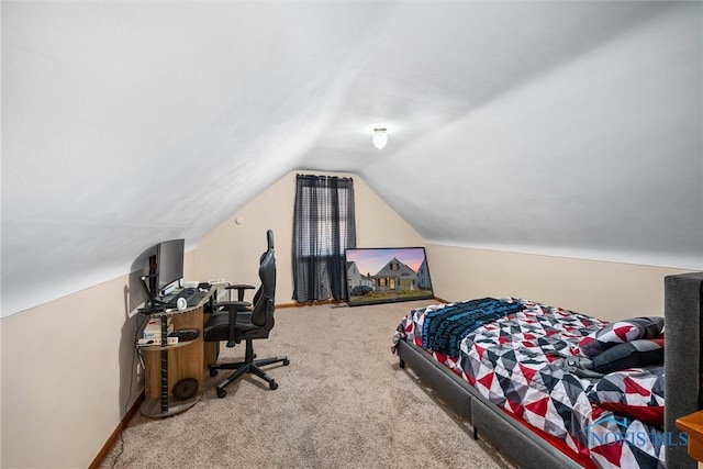 721 Colima Dr, Toledo, OH 43609 - carpeted bedroom featuring vaulted ceiling