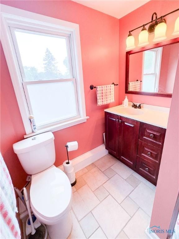 1925 Harlan Rd, Toledo, OH 43615 - bathroom featuring vanity and baseboards
