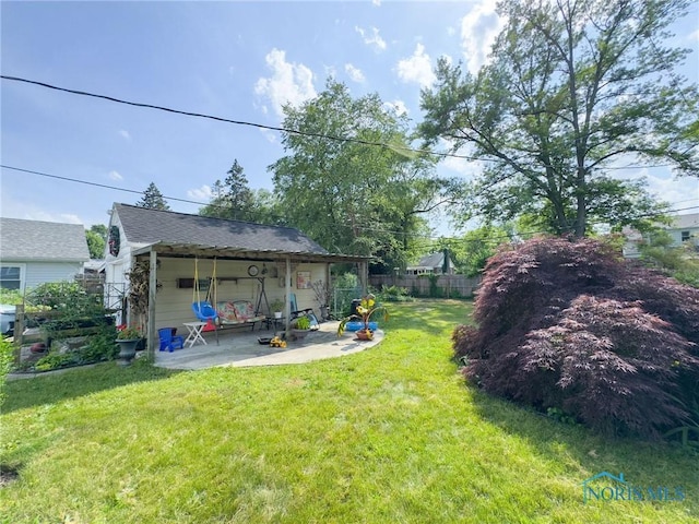 1925 Harlan Rd, Toledo, OH 43615 - view of yard with a patio area