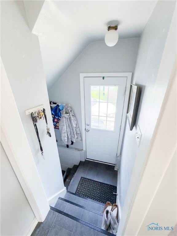 1925 Harlan Rd, Toledo, OH 43615 - doorway with lofted ceiling