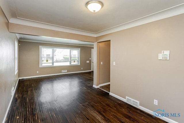 1831 Evansdale Ave, Toledo, OH 43607 - empty room with hardwood / wood-style flooring and ornamental molding