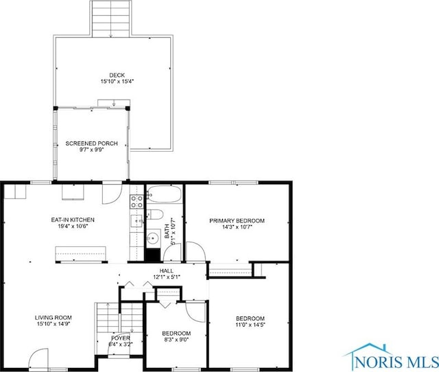6961 Convent Blvd, Sylvania, OH 43560 - view of floor plan / room layout