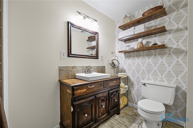 6961 Convent Blvd, Sylvania, OH 43560 - bathroom with vanity and tile patterned flooring