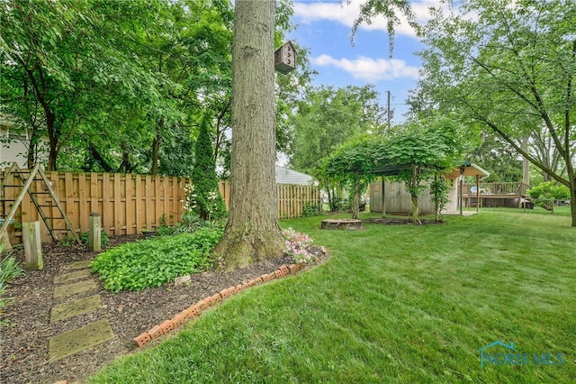 6961 Convent Blvd, Sylvania, OH 43560 - fenced backyard featuring a shed