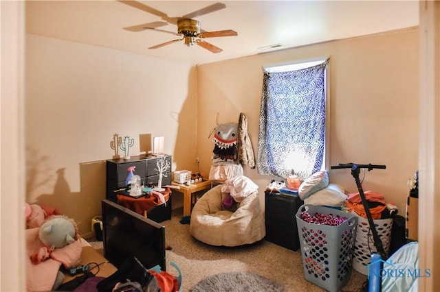 912 Virginia St, Port Clinton, OH 43452 - bedroom featuring a ceiling fan and carpet flooring