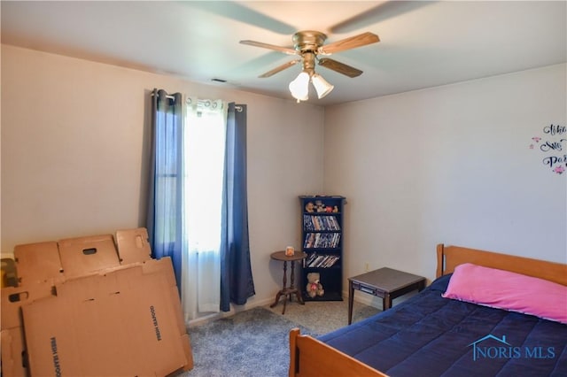 912 Virginia St, Port Clinton, OH 43452 - bedroom featuring carpet flooring and ceiling fan