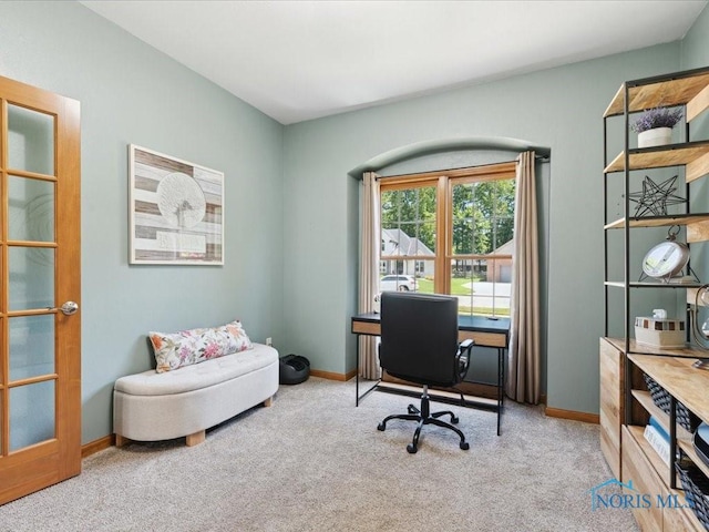 646 Whisperlake Rd, Holland, OH 43528 - office area featuring carpet flooring