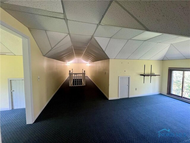 107 N Maple St, Payne, OH 45880 - additional living space featuring vaulted ceiling and carpet flooring