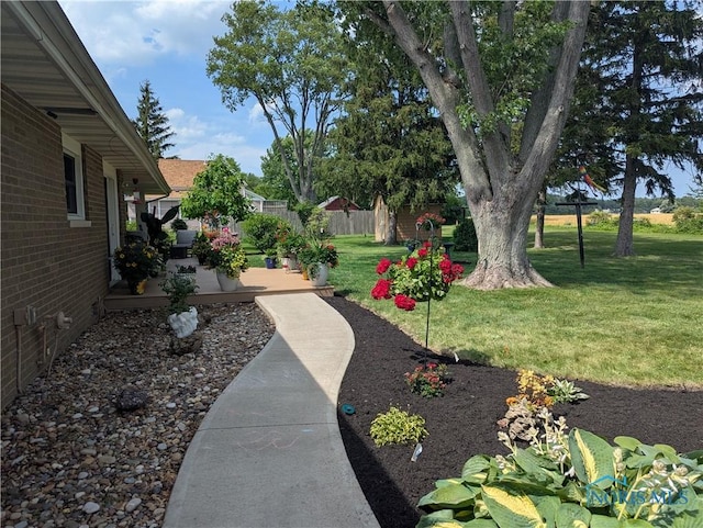699 N Toussaint S Rd, Oak Harbor, OH 43449 - view of yard with a patio