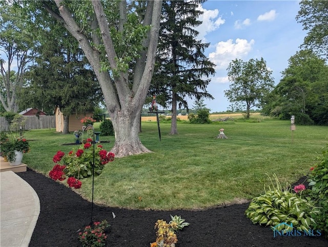 699 N Toussaint S Rd, Oak Harbor, OH 43449 - view of yard with an outdoor structure