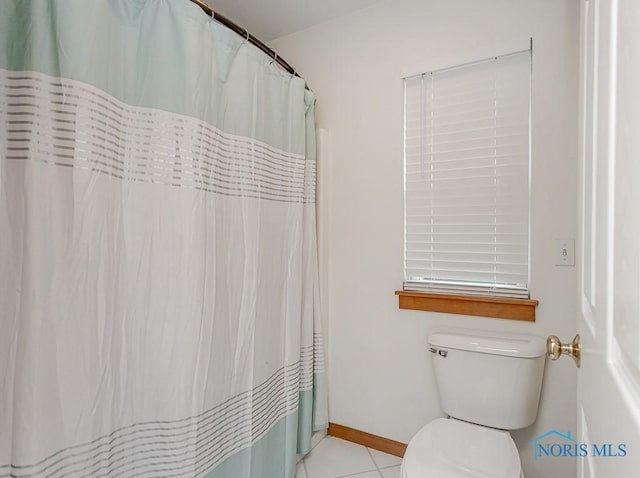 820 Weatherstone Rd, Holland, OH 43528 - bathroom featuring toilet and tile patterned floors