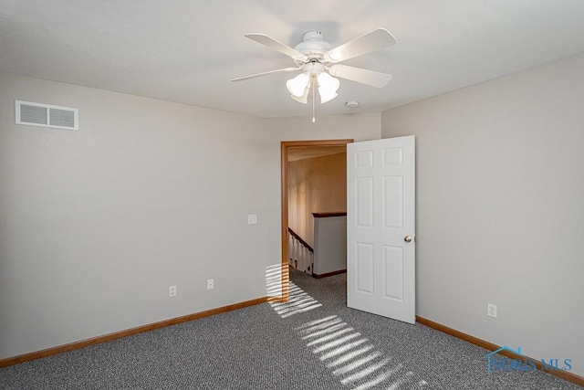 820 Weatherstone Rd, Holland, OH 43528 - empty room featuring carpet flooring and ceiling fan