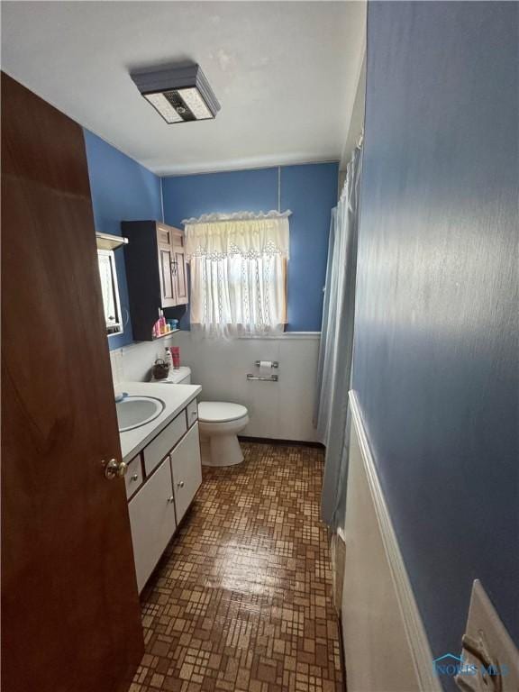 520 W Main St, Leipsic, OH 45856 - full bathroom with vanity and toilet