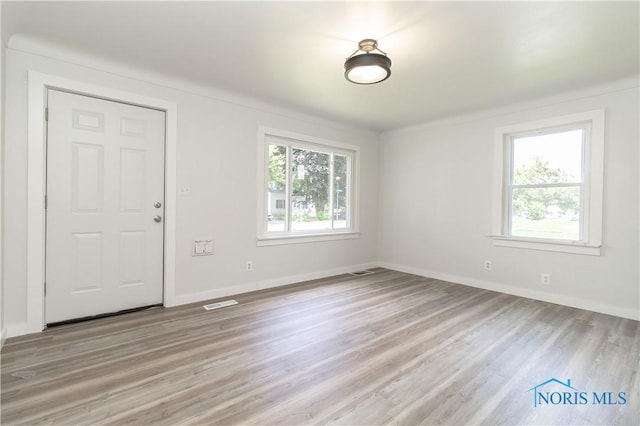 926 Searles Rd, Toledo, OH 43607 - entryway featuring plenty of natural light and light wood finished floors
