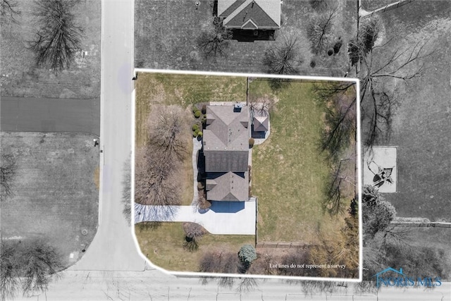 9627 Sheffield Rd, Perrysburg, OH 43551 - view of property location featuring property boundaries highlighted