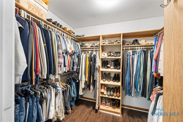 9627 Sheffield Rd, Perrysburg, OH 43551 - walk in closet featuring wood finished floors