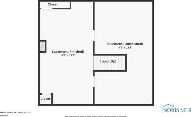 845 Oak Knoll Dr, Perrysburg, OH 43551 - view of room layout