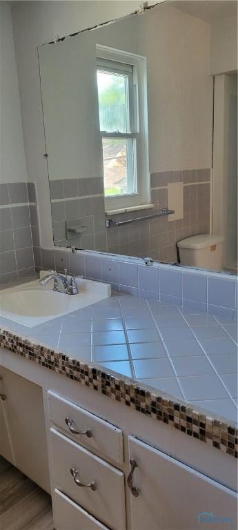 2550 Secor Rd, Toledo, OH 43606 - bathroom with vanity and wood finished floors