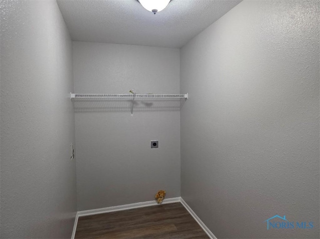 1311 Fitchland Ave, Toledo, OH 43606 - laundry room featuring hookup for an electric dryer and wood finished floors